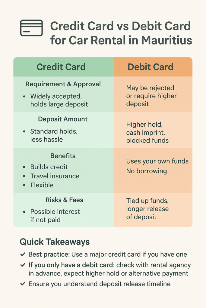 Do You Need A Credit Or Debit Card To Rent A Car