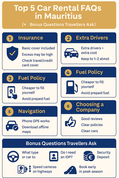 Top Five Frequently Asked Questions about Renting a Car